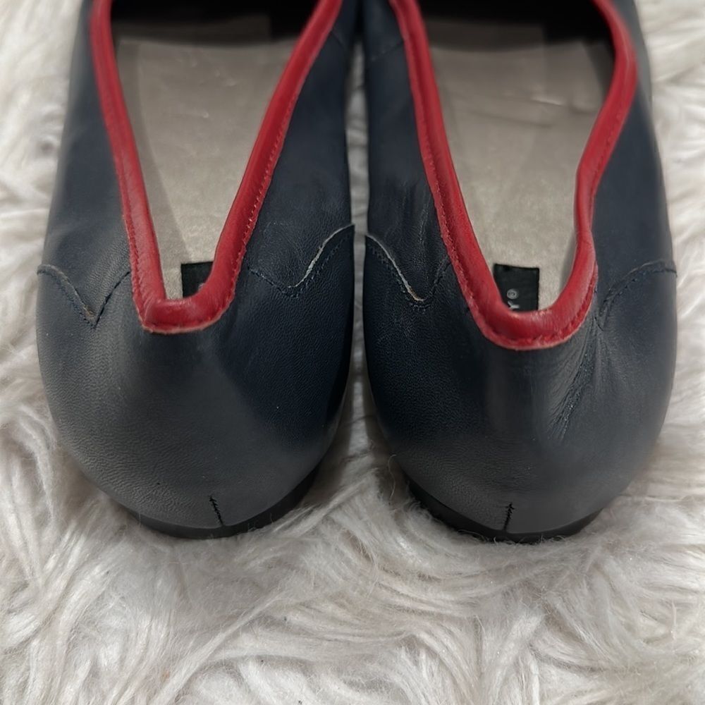 Array Salute Leather Red White And Blue Star Embellished Slip On Loafer Sz 10N - Picture 3 of 14